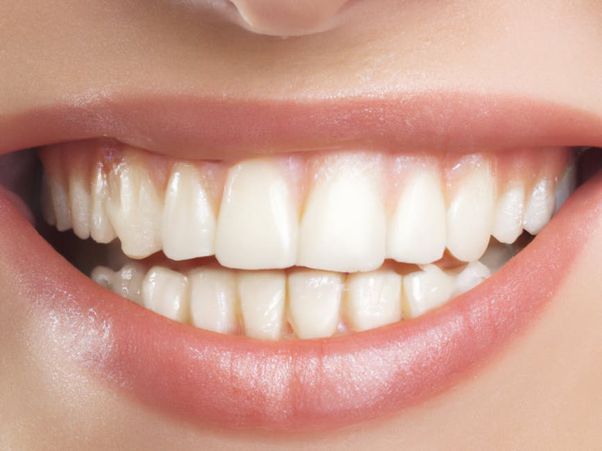 Female patient is smiling