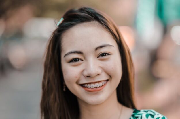 Ortho patient with smile after first procedure