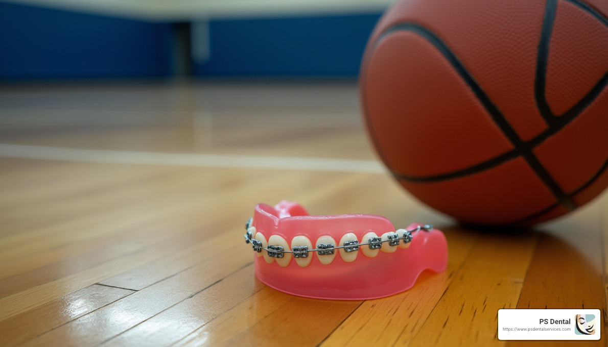 basketball mouthguard for braces